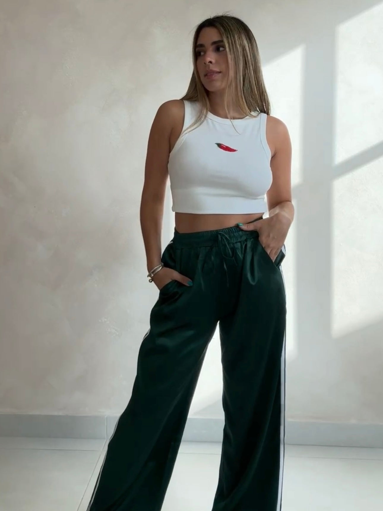 PRE ORDER SPORTY GREEN PANT