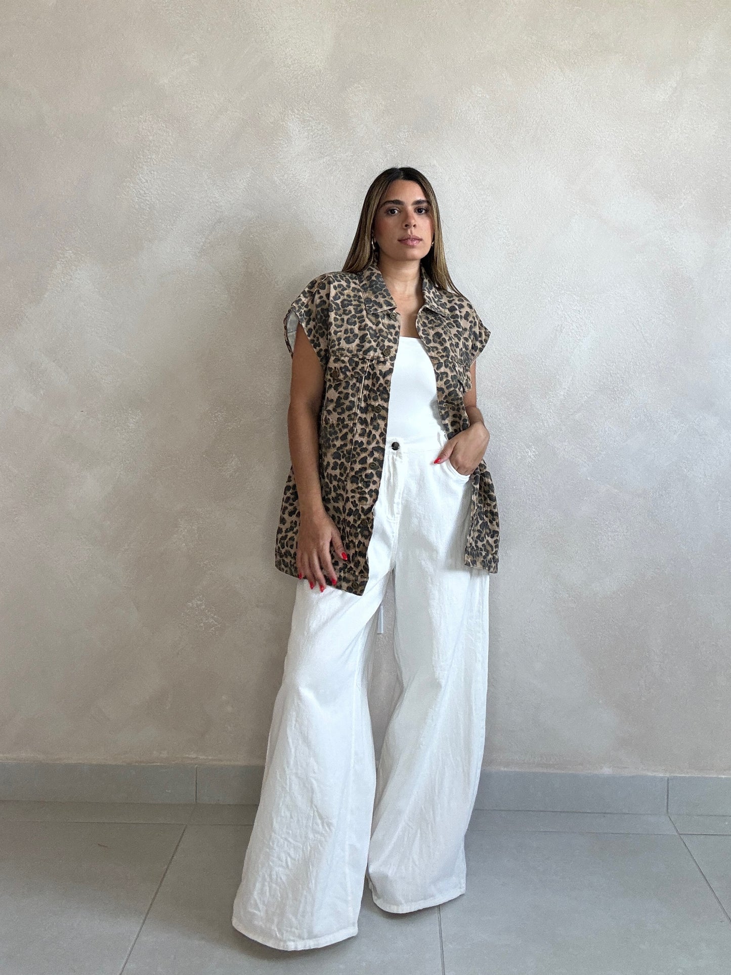 PRE ORDER LEOPARD VEST