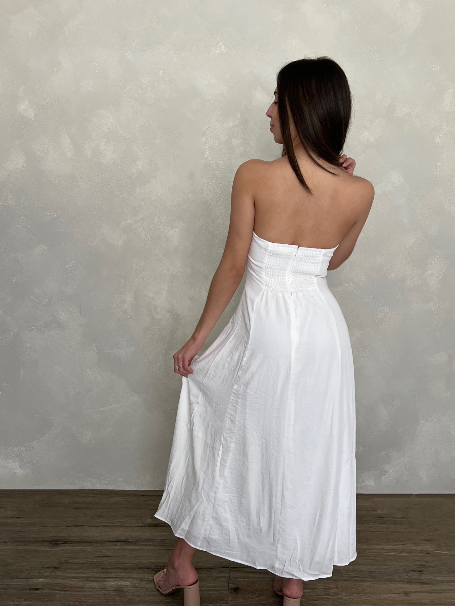 WHITE TUBE MAXI
