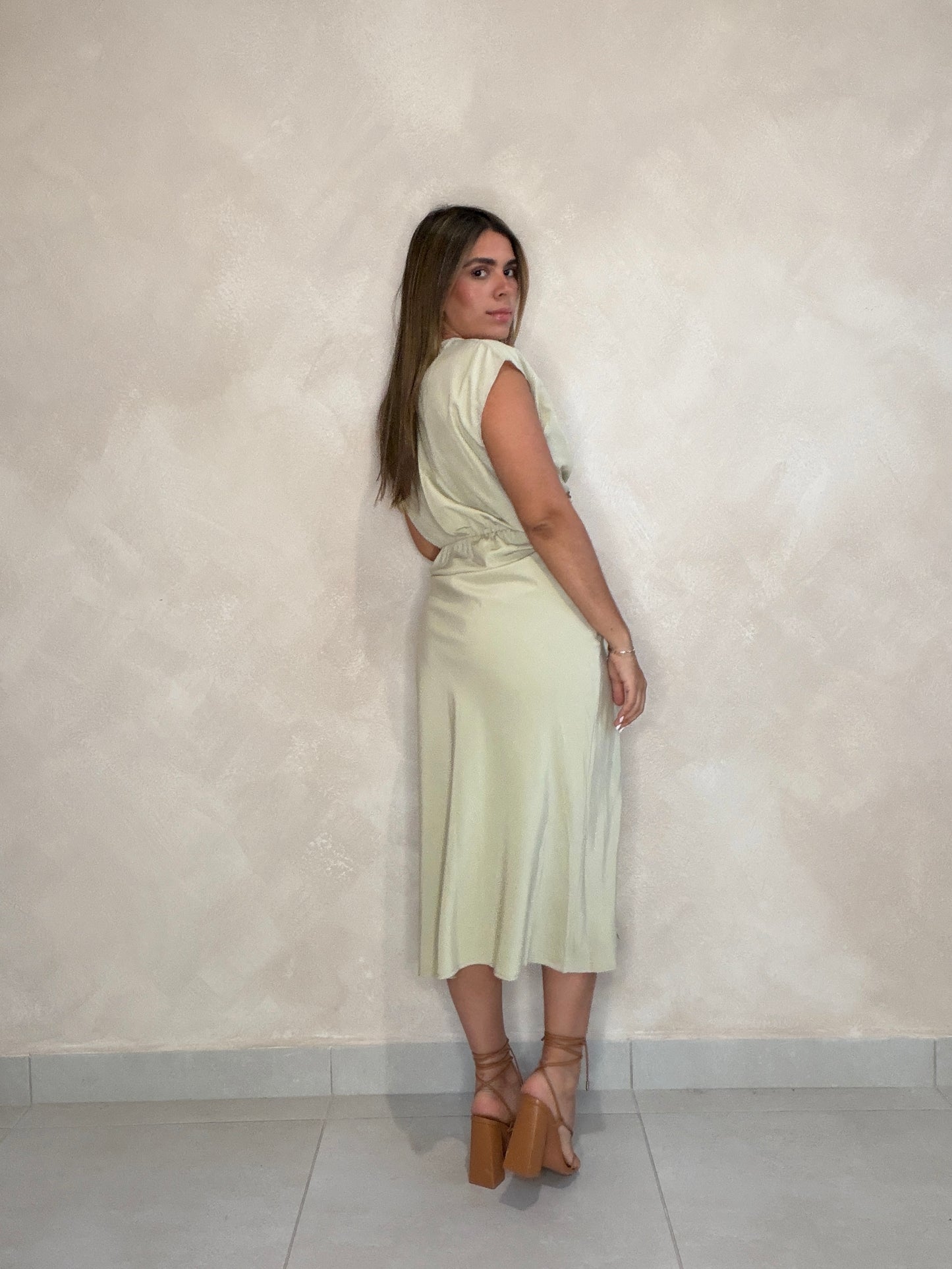 SAGE DRESS
