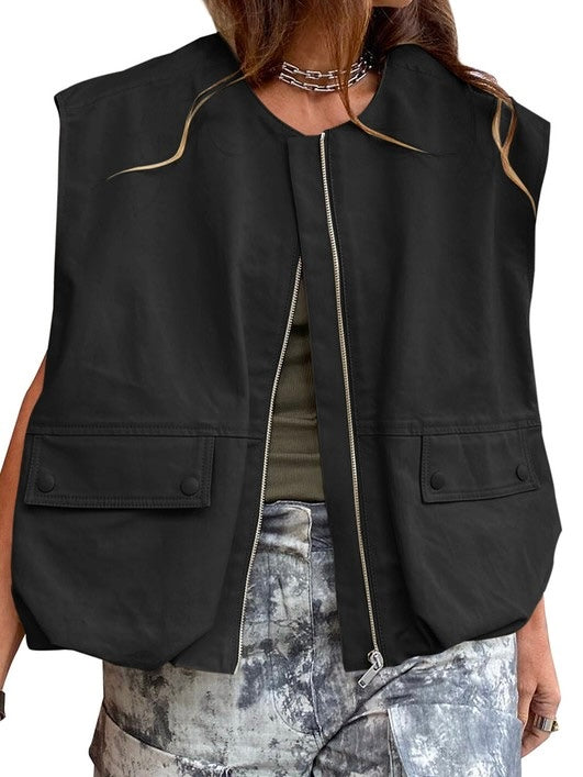 CARGO BLACK VEST