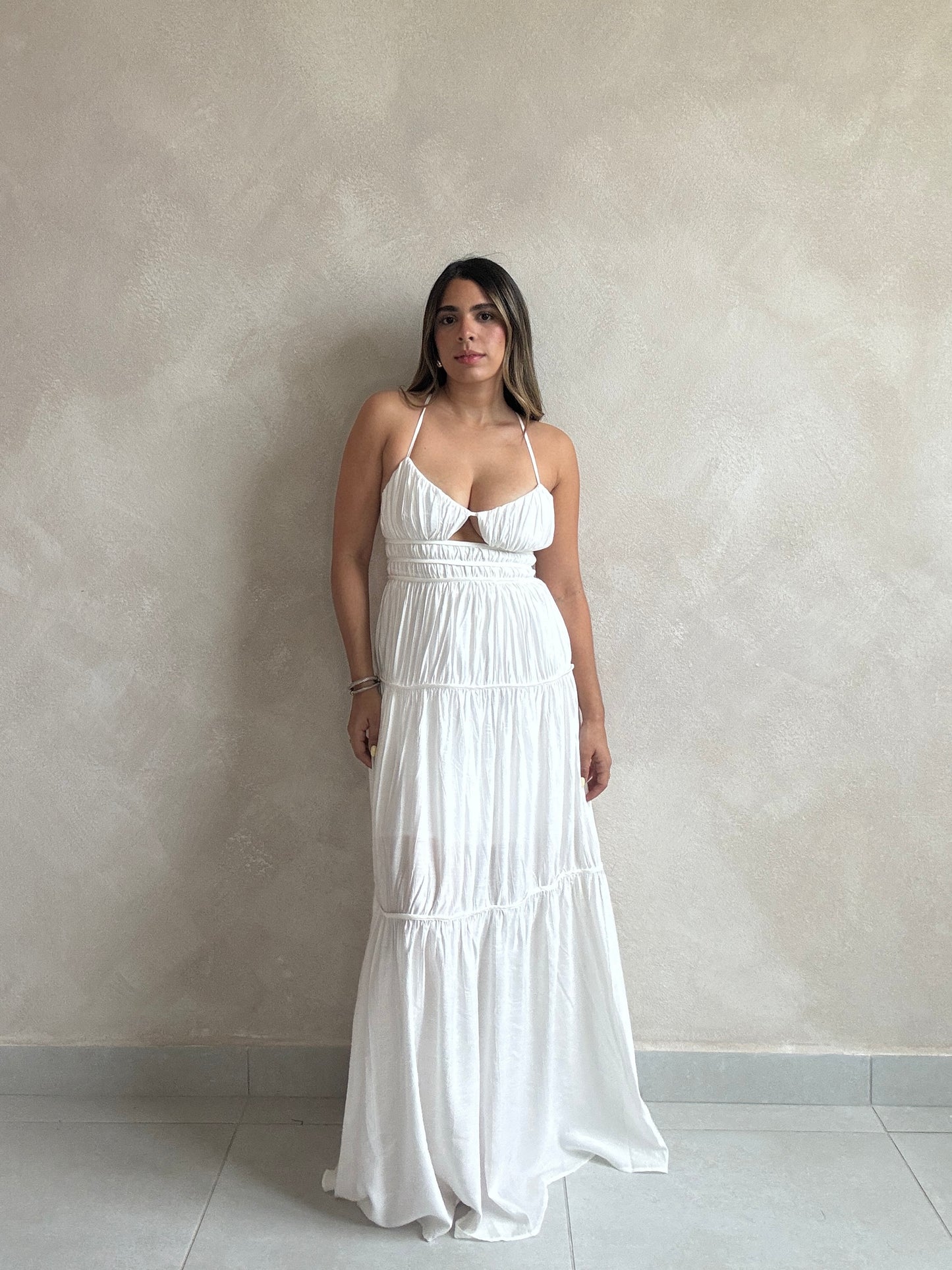 WHITE MAXI