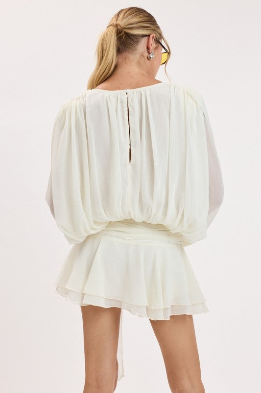 RUFFLE MINI ROMPER