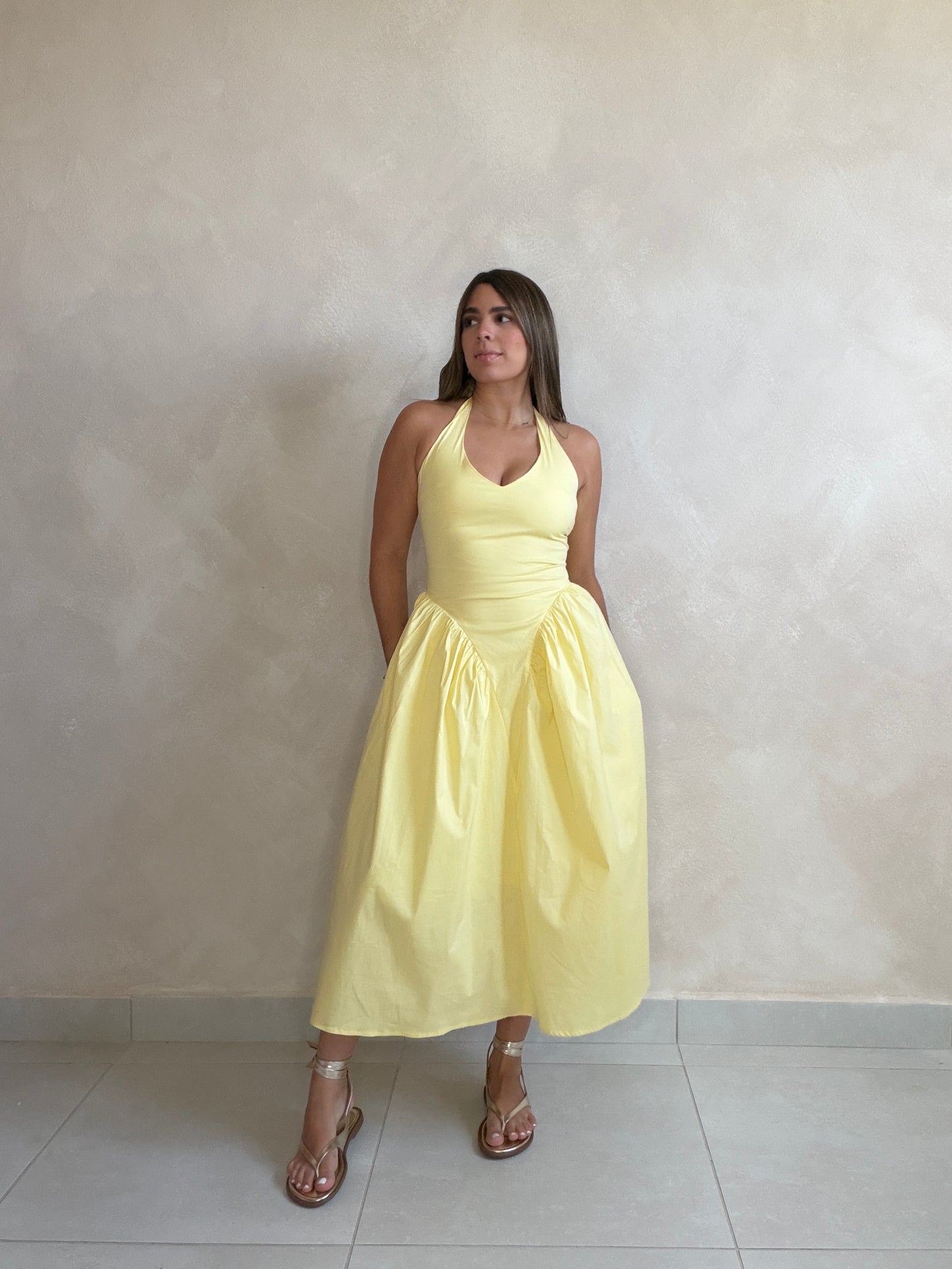 MARIA YELLOW DRESS