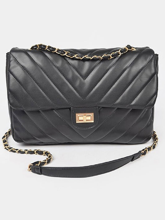 BLACK CROSSBODY BAG