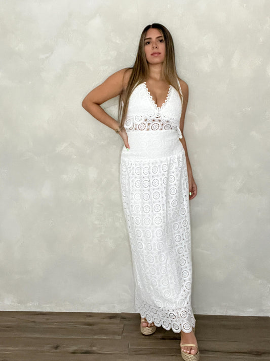 LACE MAXI DRES