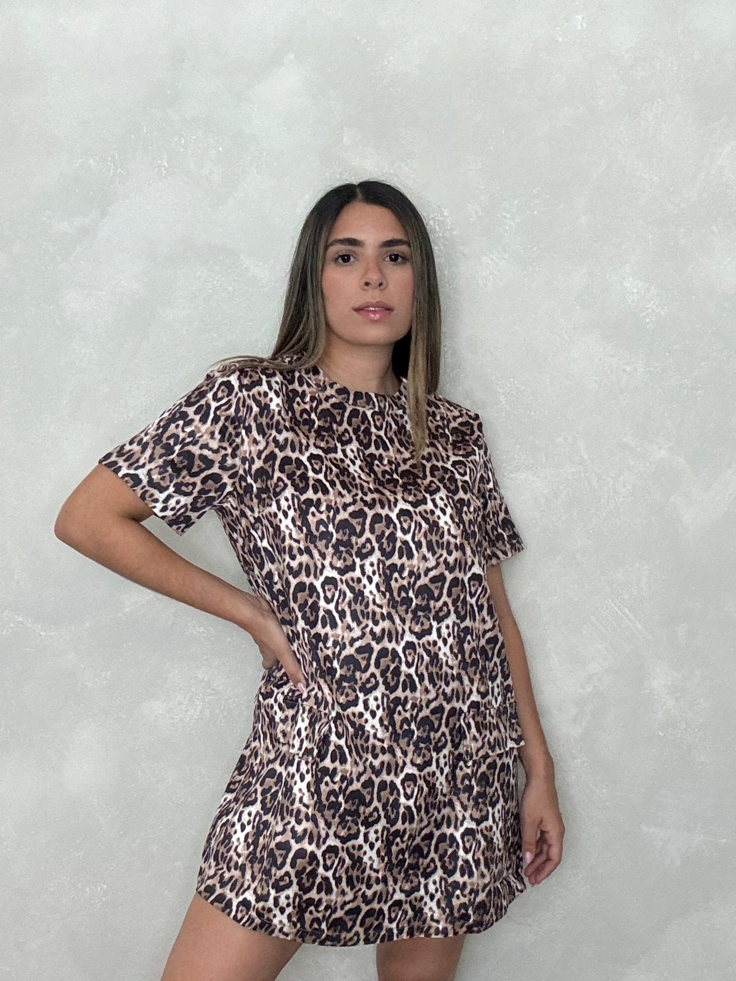 LEOPARD MINI DRESS