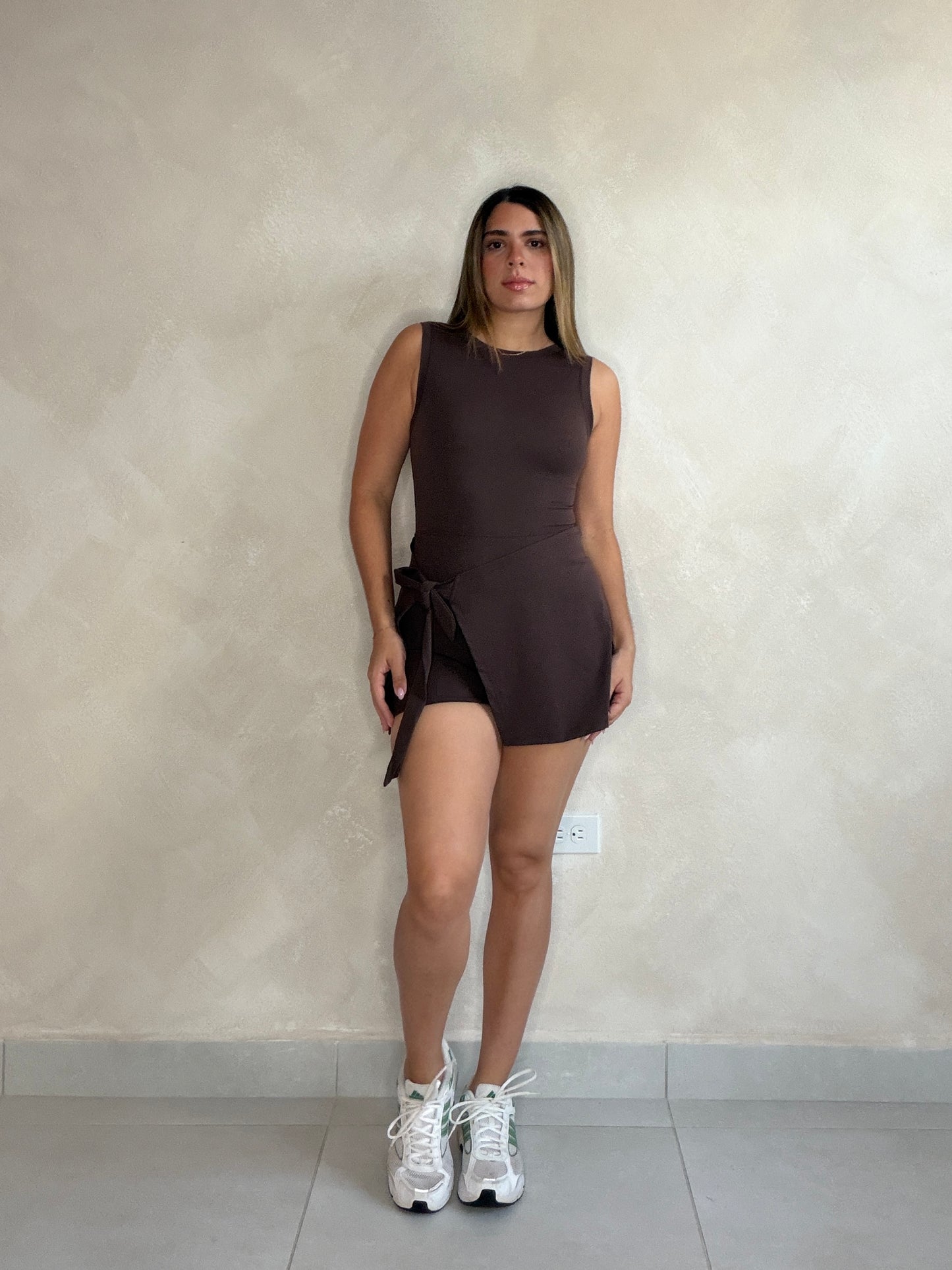 SPORTY WRAP DRESS