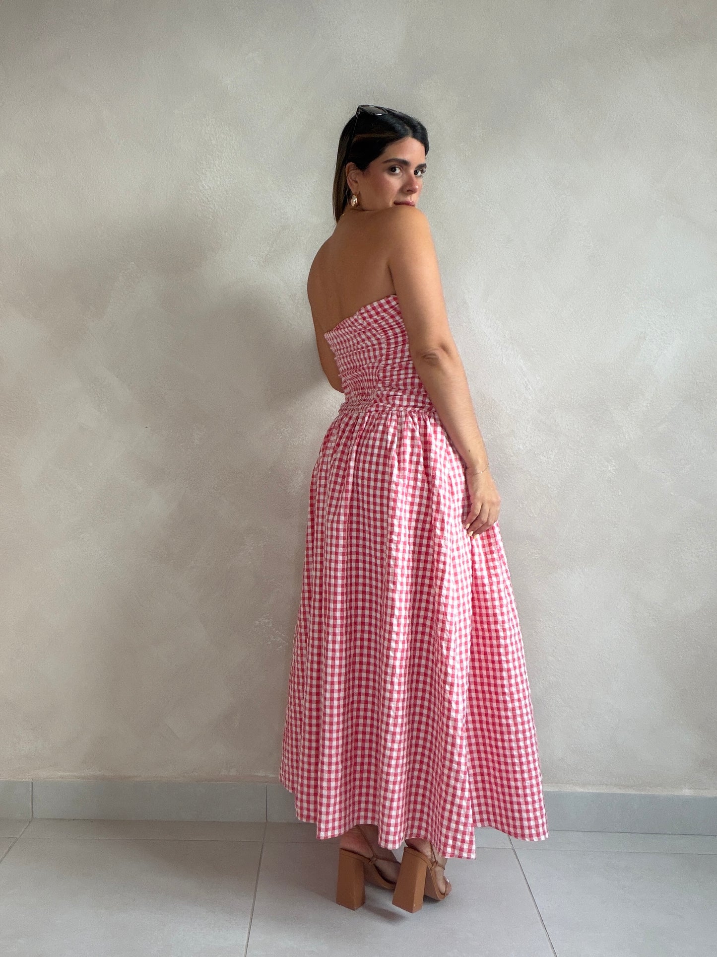GINGHAM MAXI