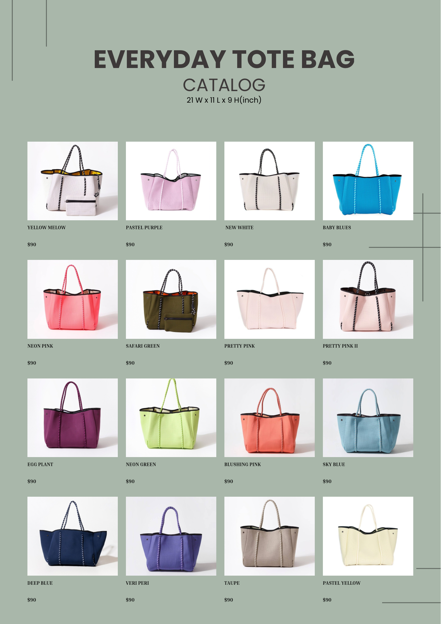 EVERYDAY TOTE BAGS