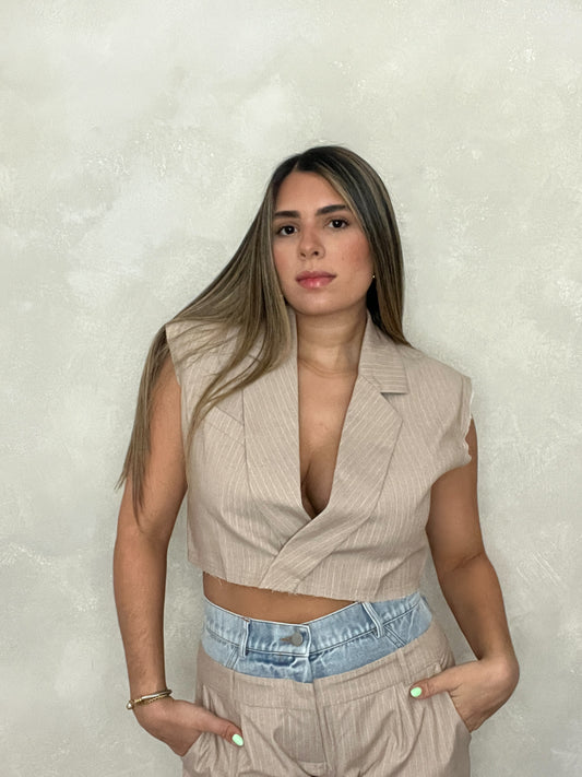 BILLIE NUDE VEST