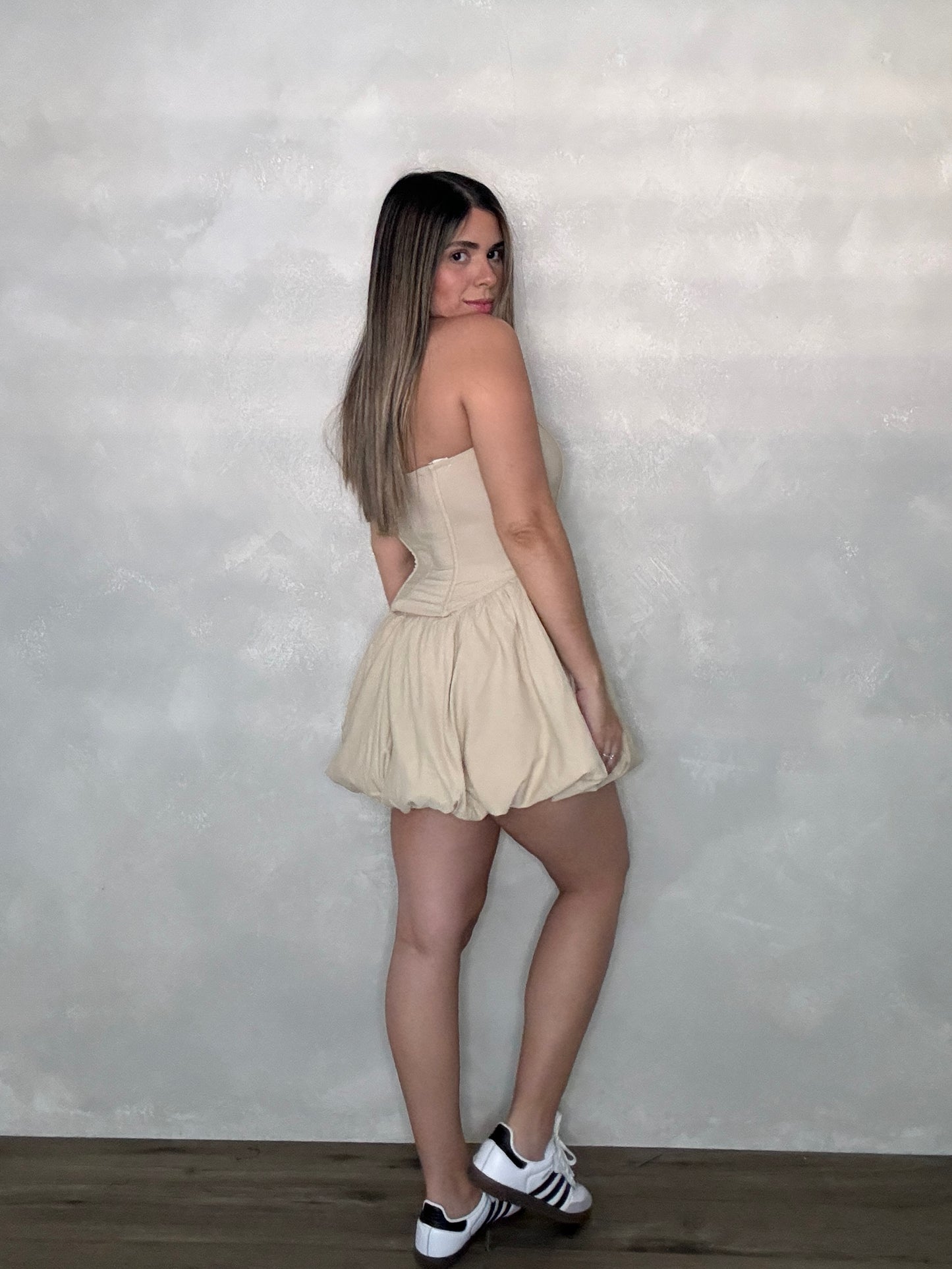 BUBBLE MINI DRESS