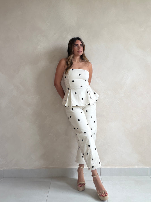 PRE ORDER POLKADOT SET - WHITE