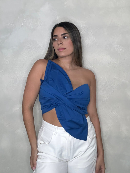 ELENA BLUE TOP