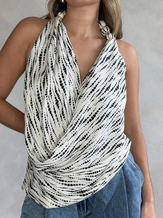 ACCENT PRINT TOP