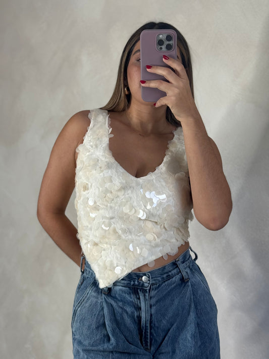 SEQUIN TOP