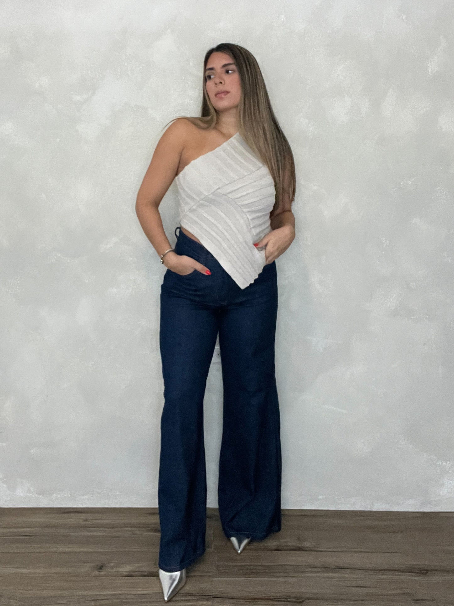 INDIGO WIDE JEANS