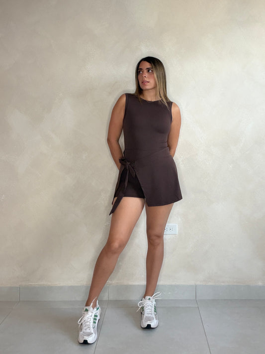 SPORTY WRAP DRESS