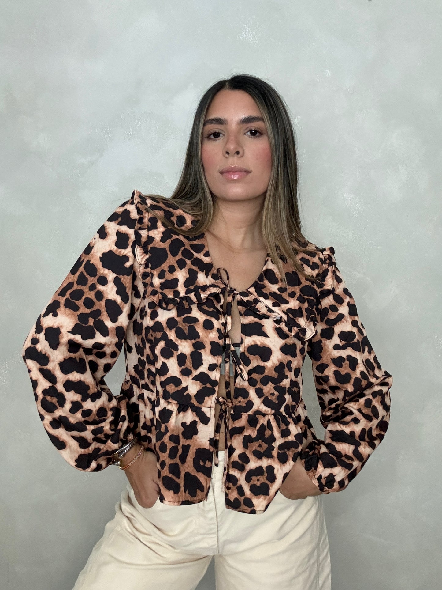 BLAKE LEOPARD TOP