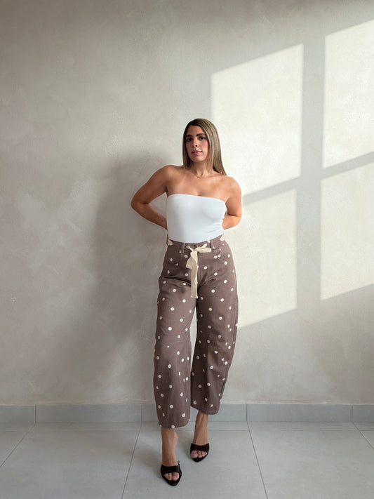 BOW BARREL PANTS