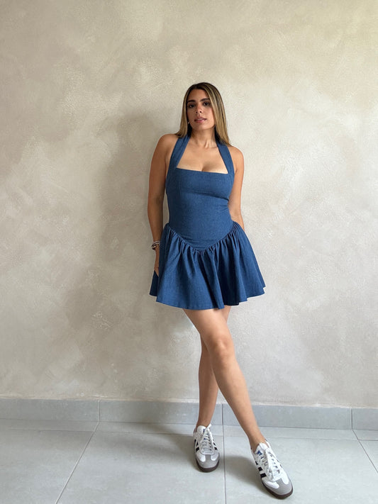 PAOLA DENIM DRESS
