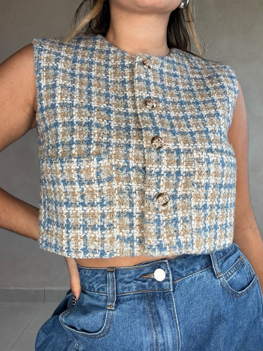 TWEED VEST