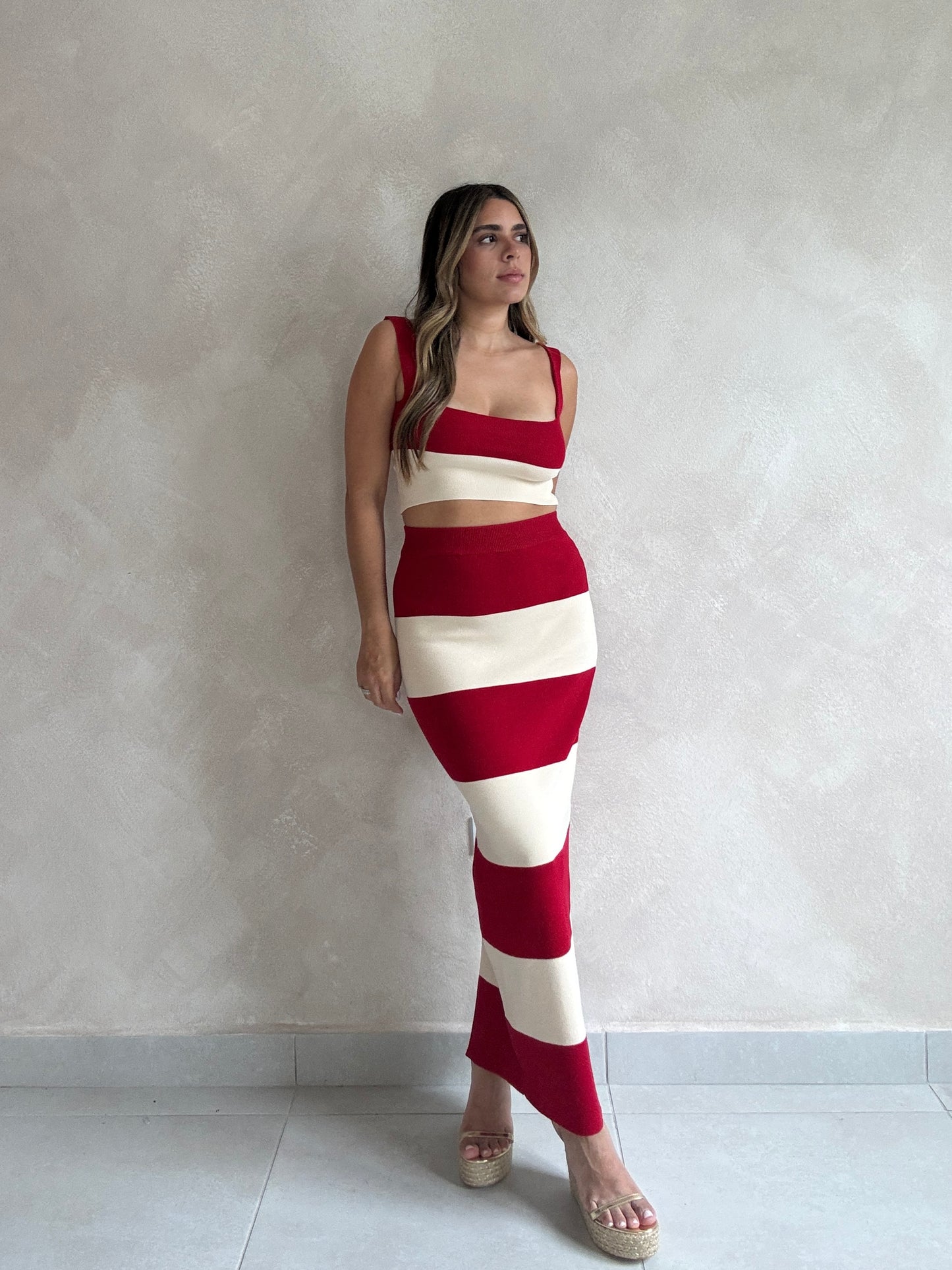 RED COLORBLOCK SET