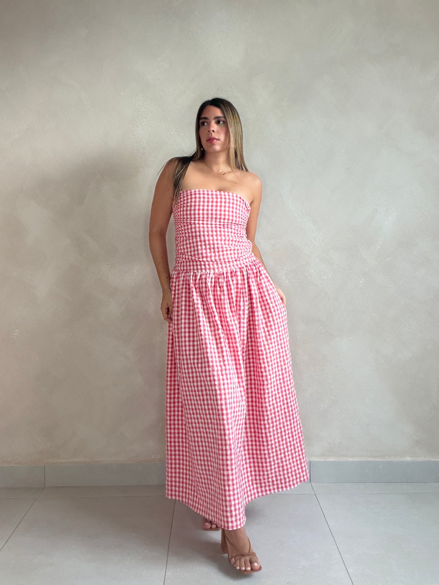 GINGHAM MAXI