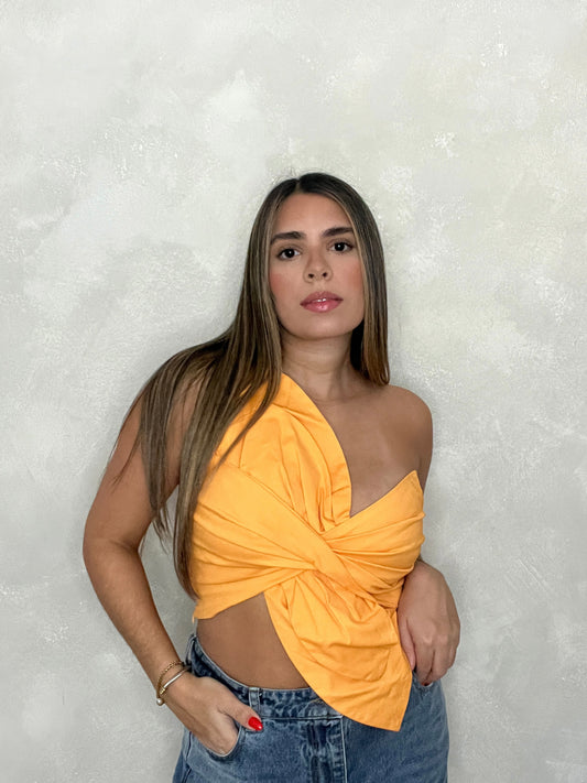 ELENA ORANGE TOP