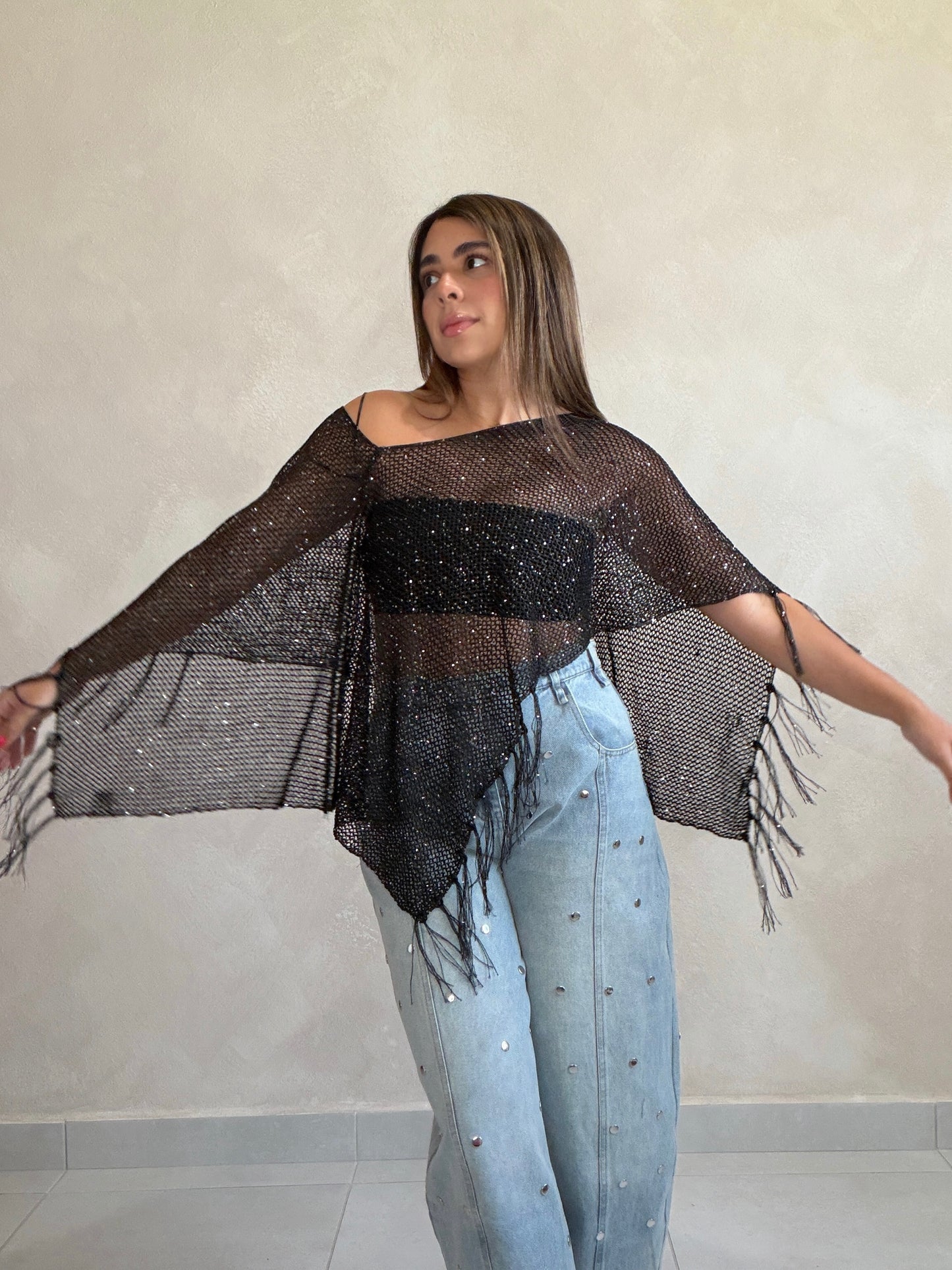 SPARKLE PONCHO