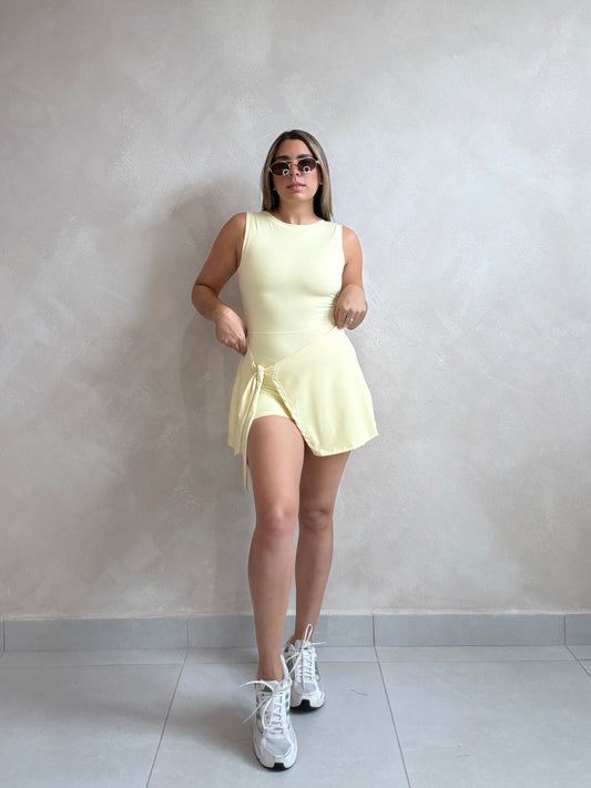 YELLOW SPORTY DRESS
