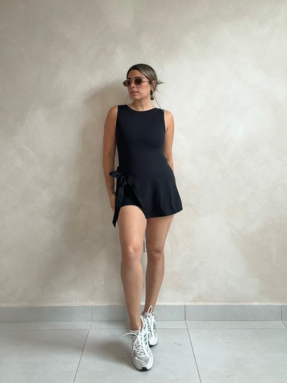 BLACK SPORTY DRESS