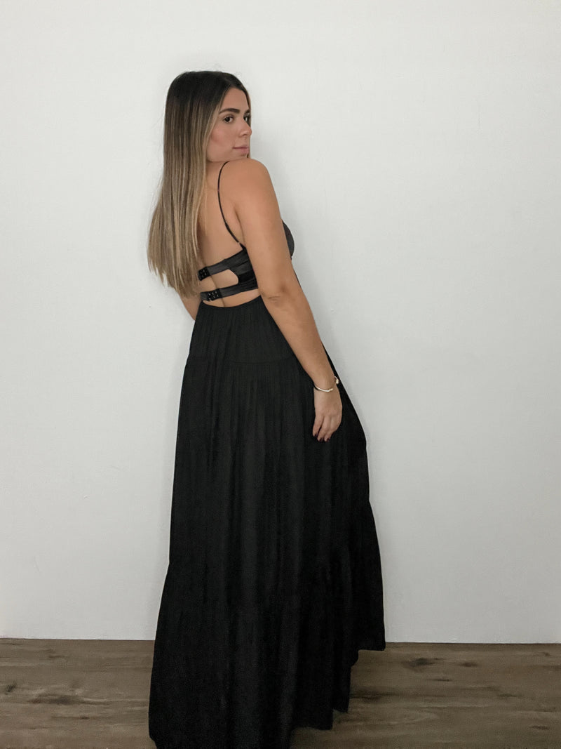 BLACK MAXI DRESS