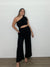 BLACK CUTOUT JUMPSUIT