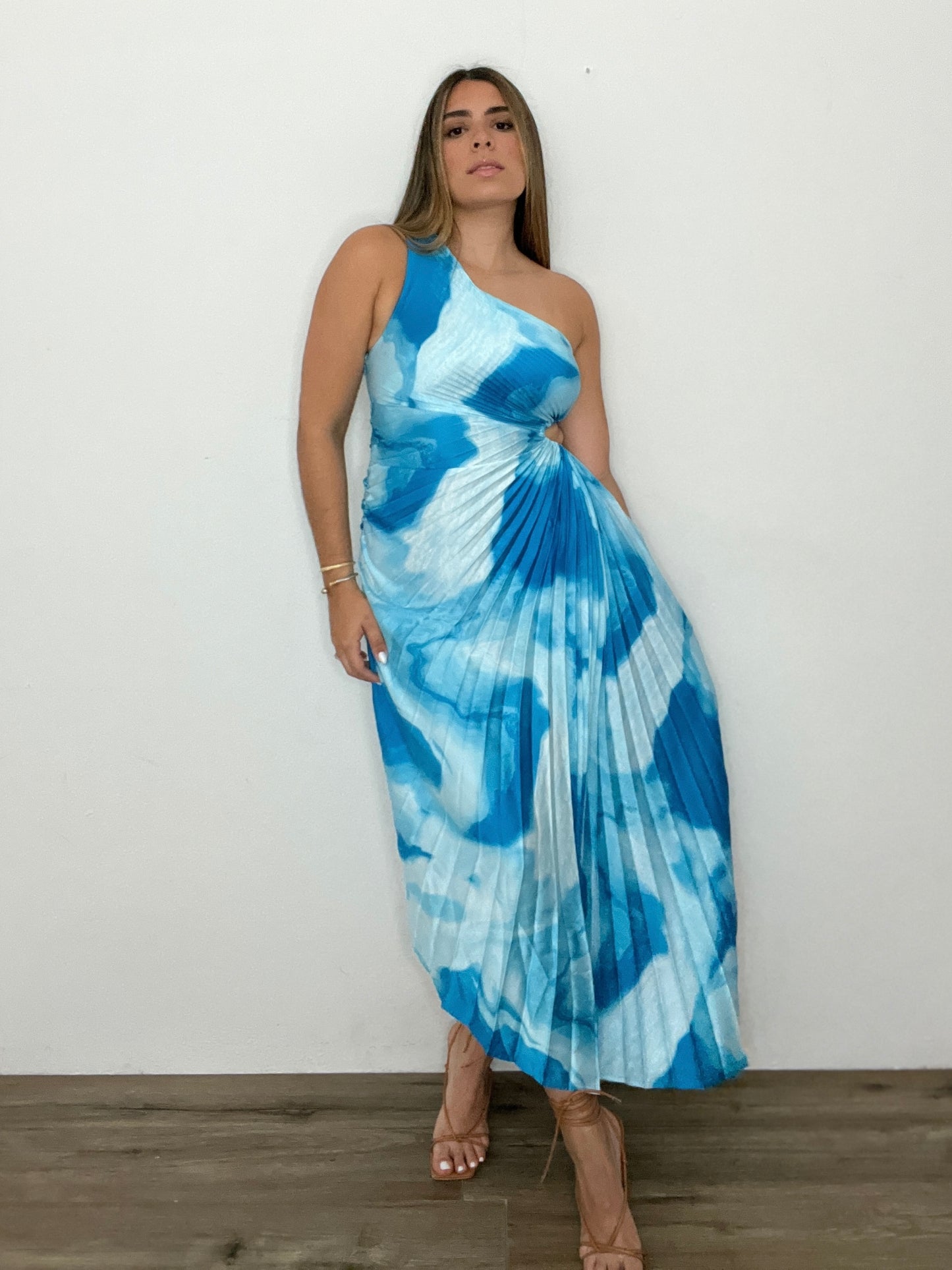 BLUE TURKS & CAICOS DRESS