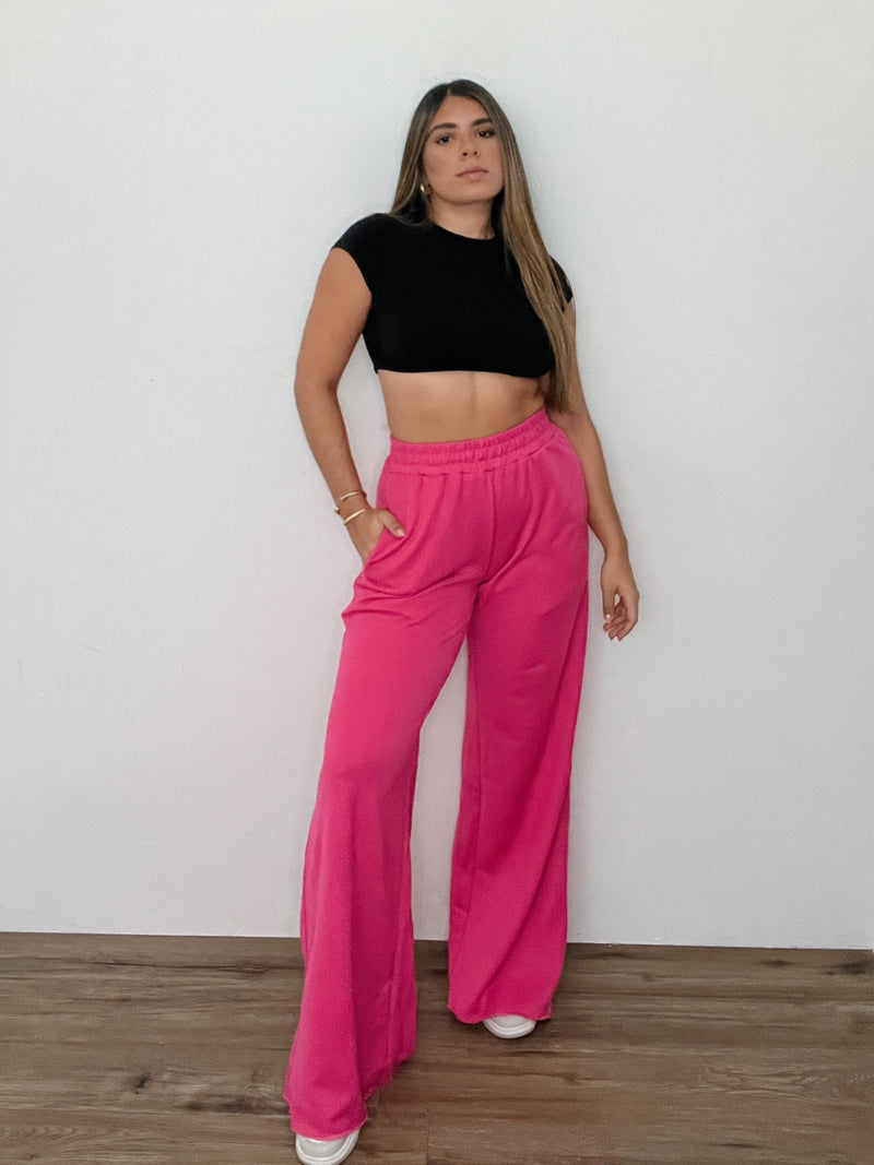 PINK WIDE JOGGER
