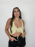 LIME CROCHET CROP